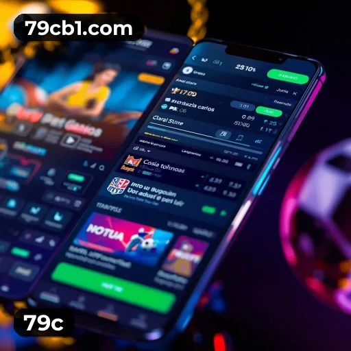 Aplicativo móvel 79c para iOS e Android